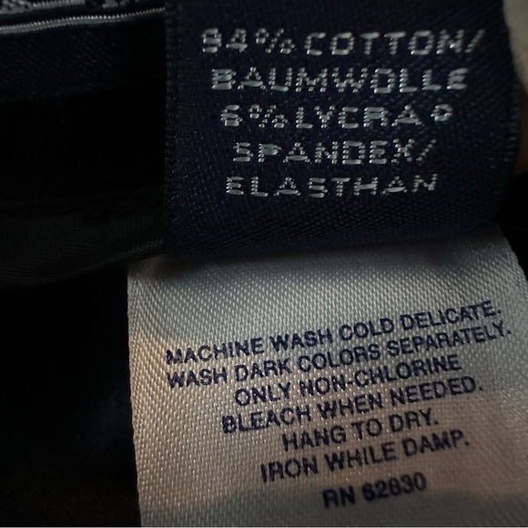 Lands’ End Black Cuffed Stretch Dress Pants Women’s Size 10 Tall NWT - Picture 8 of 11